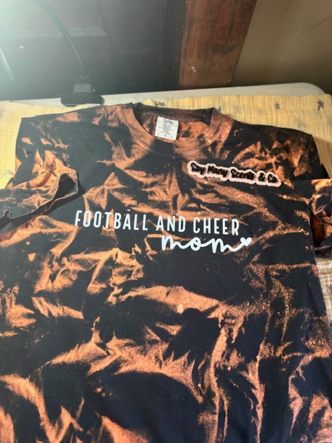 Football & Cheer Mom. Tie Dye. Large